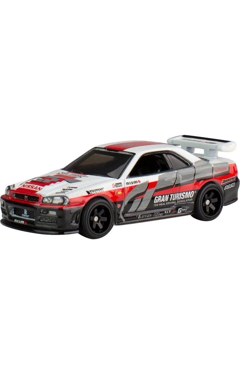 Nissan Skyline GTR Toy Car, Gran Turismo, 1:64 Scale, Metal Premium