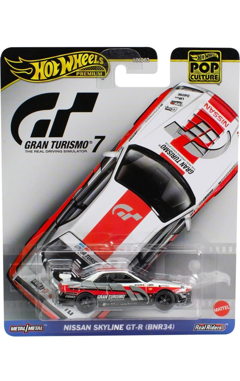 Nissan Skyline GTR Toy Car, Gran Turismo, 1:64 Scale, Metal Premium